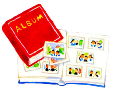 アルバムのイラスト